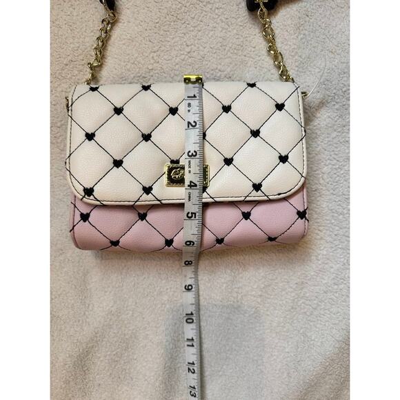 Luv Betsey by Betsey Johnson Quilted Crossbody Bag with Detachable Coin Pouch - Picture 6 of 16